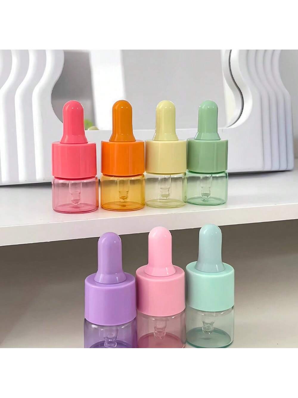 Juice Bottle Dropper - 5 Pcs 5ml 10ml Colored Glass