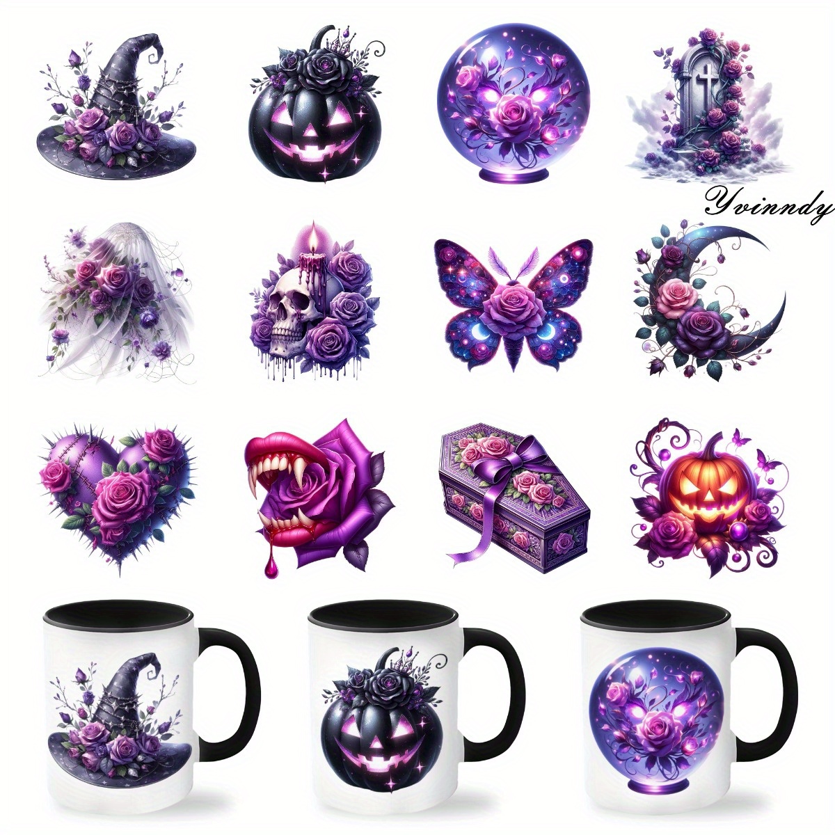 Rdta Tank Glass - 12Pcs/Set Halloween DIY Glass Jar Packaging