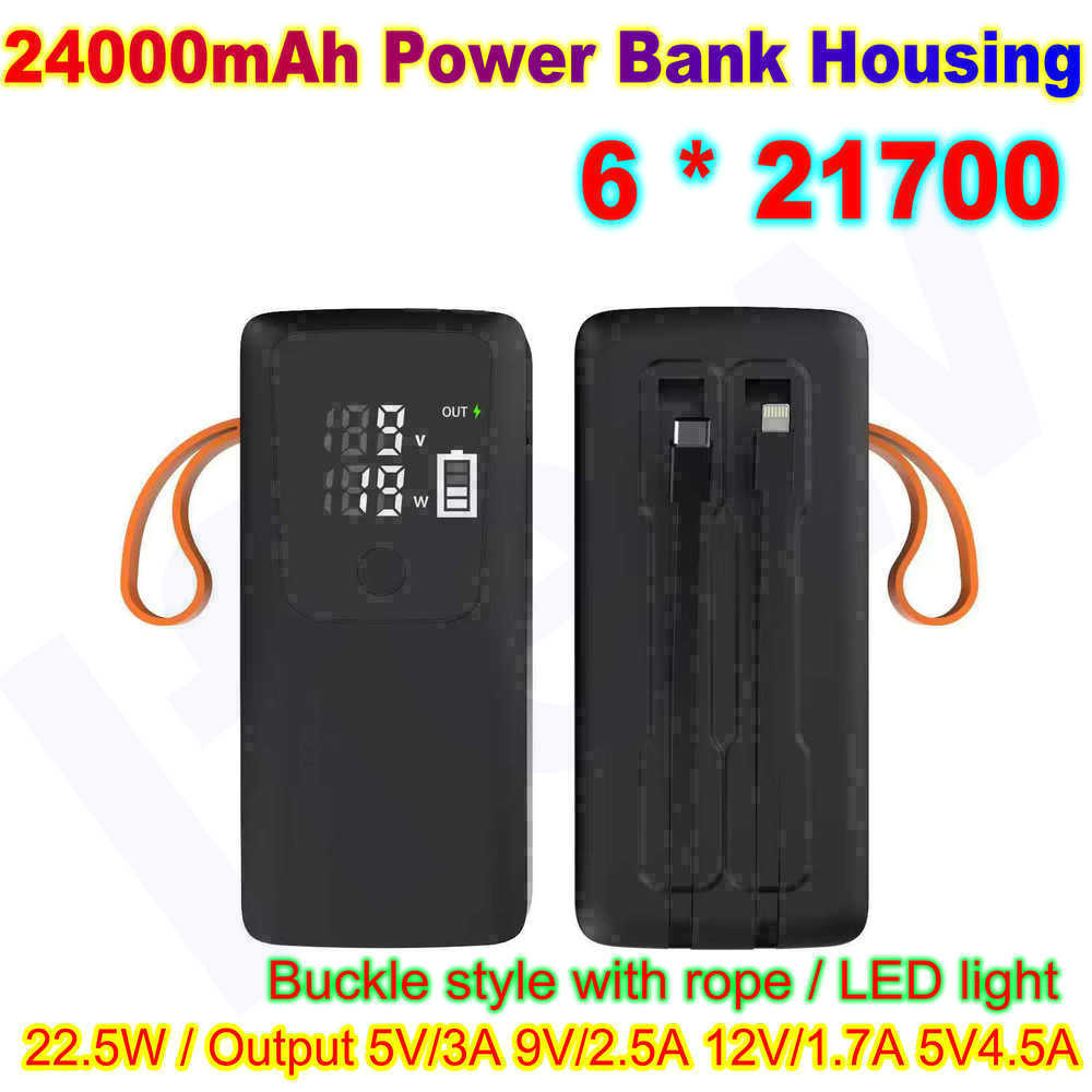 Battery Case Storage - 21700 Battery Power Bank Housing Case