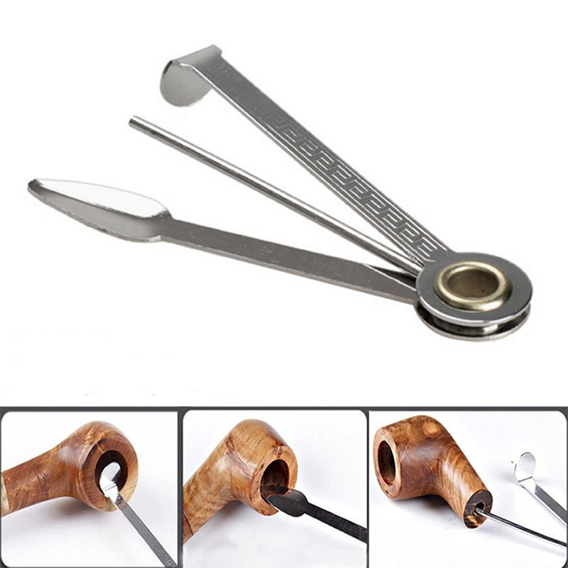 Dry Herb Vaping Accessories - Multifunctional 3in1 Stainless Steel Smoking Wood