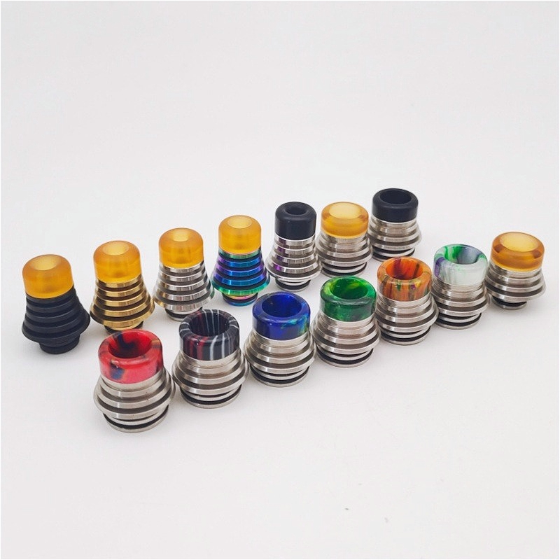 1PC 510 810 Drip Tip Stainless - Drip Tip Resin ulasan dan harga