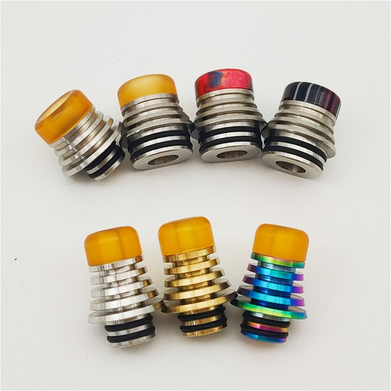 1PC 510 810 Drip Tip Stainless - Drip Tip Resin ulasan dan harga