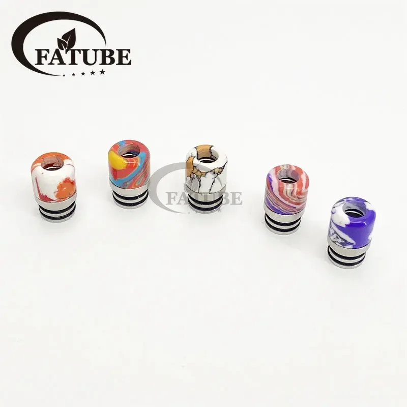 1PC/10PCS 510 Stainless Steel  - Drip Tip Resin ulasan dan harga