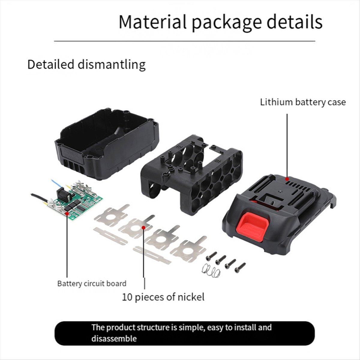 DT74 Newest Power Tools Case 2 - Battery Case Storage ulasan dan harga