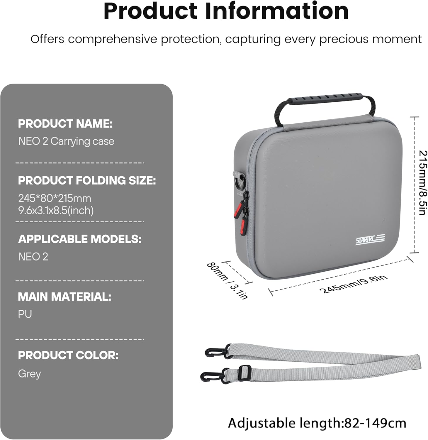 STARTRC Neo 2 Portable PU Shou - Battery Case Storage ulasan dan harga