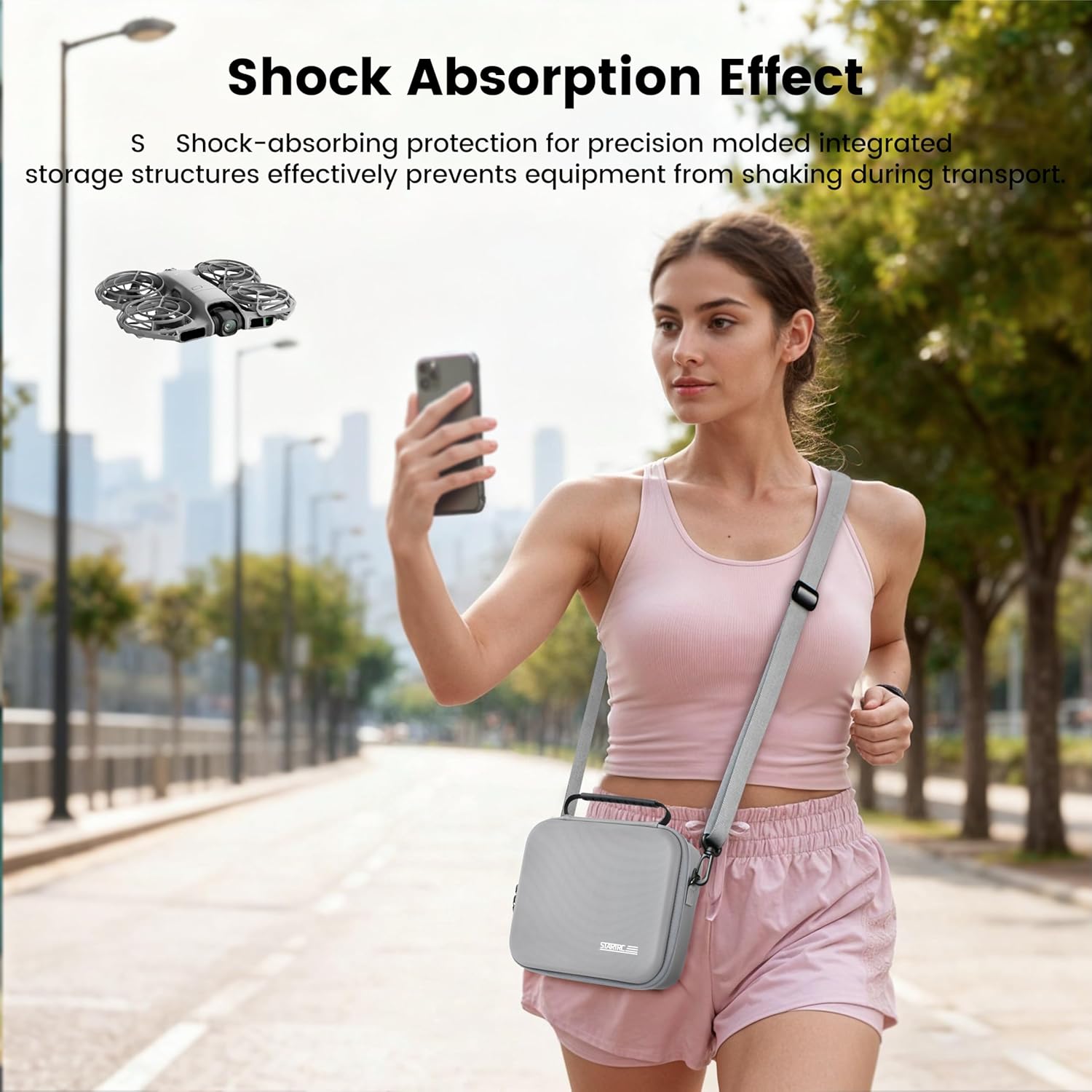 STARTRC Neo 2 Portable PU Shou - Battery Case Storage ulasan dan harga