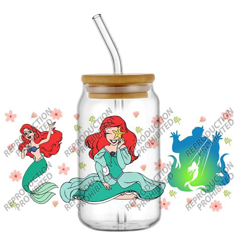 Popular Retro Cartoon Mermaid  - Rdta Tank Glass ulasan dan harga