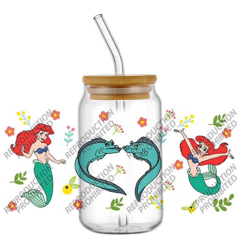 Popular Retro Cartoon Mermaid  - Rdta Tank Glass ulasan dan harga