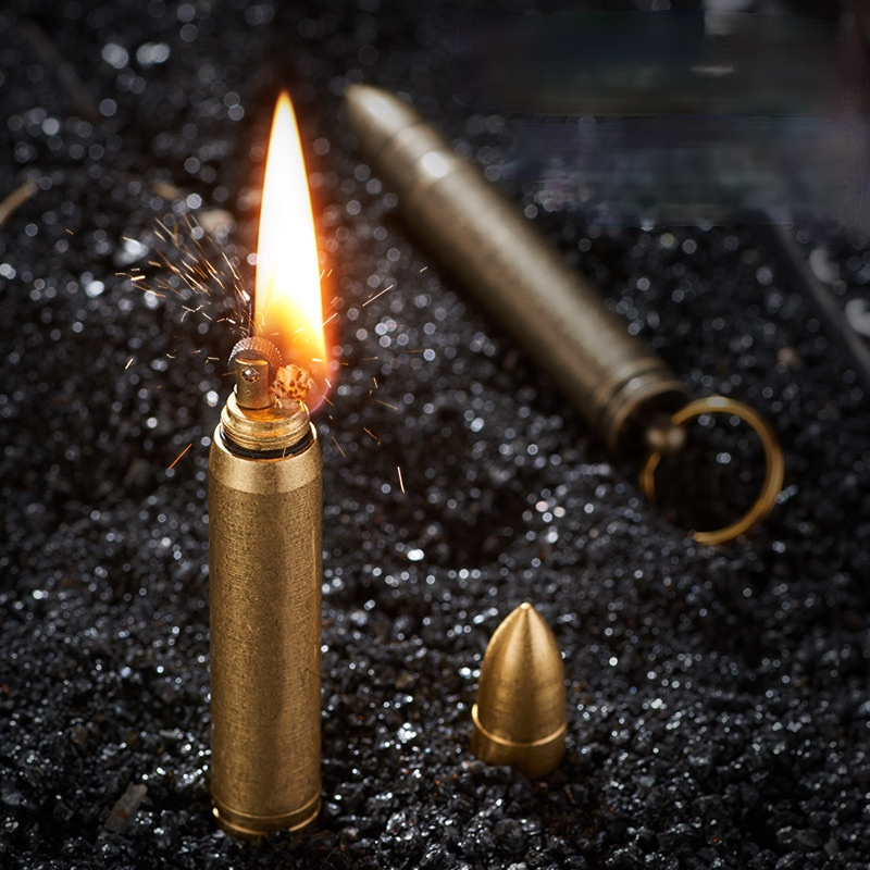 Bullet Shaped Copper Kerosen e - Dry Herb Vaping Accessories ulasan dan harga