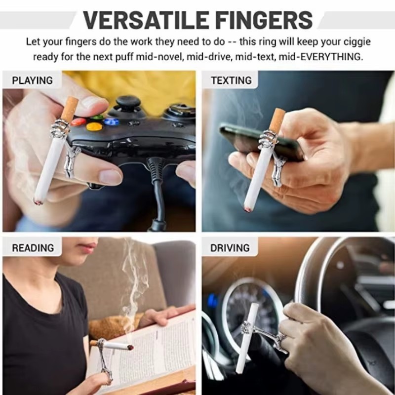 Funny Cigarette Hand Holder Sm - Vape Ring ulasan dan harga