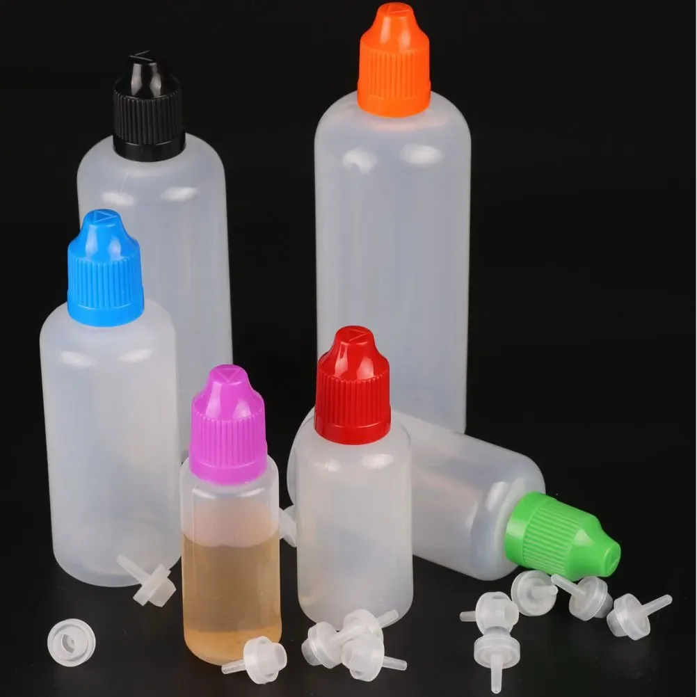 5pcs 3/5/10/15/20/30/50/60/100 - Juice Bottle Dropper ulasan dan harga