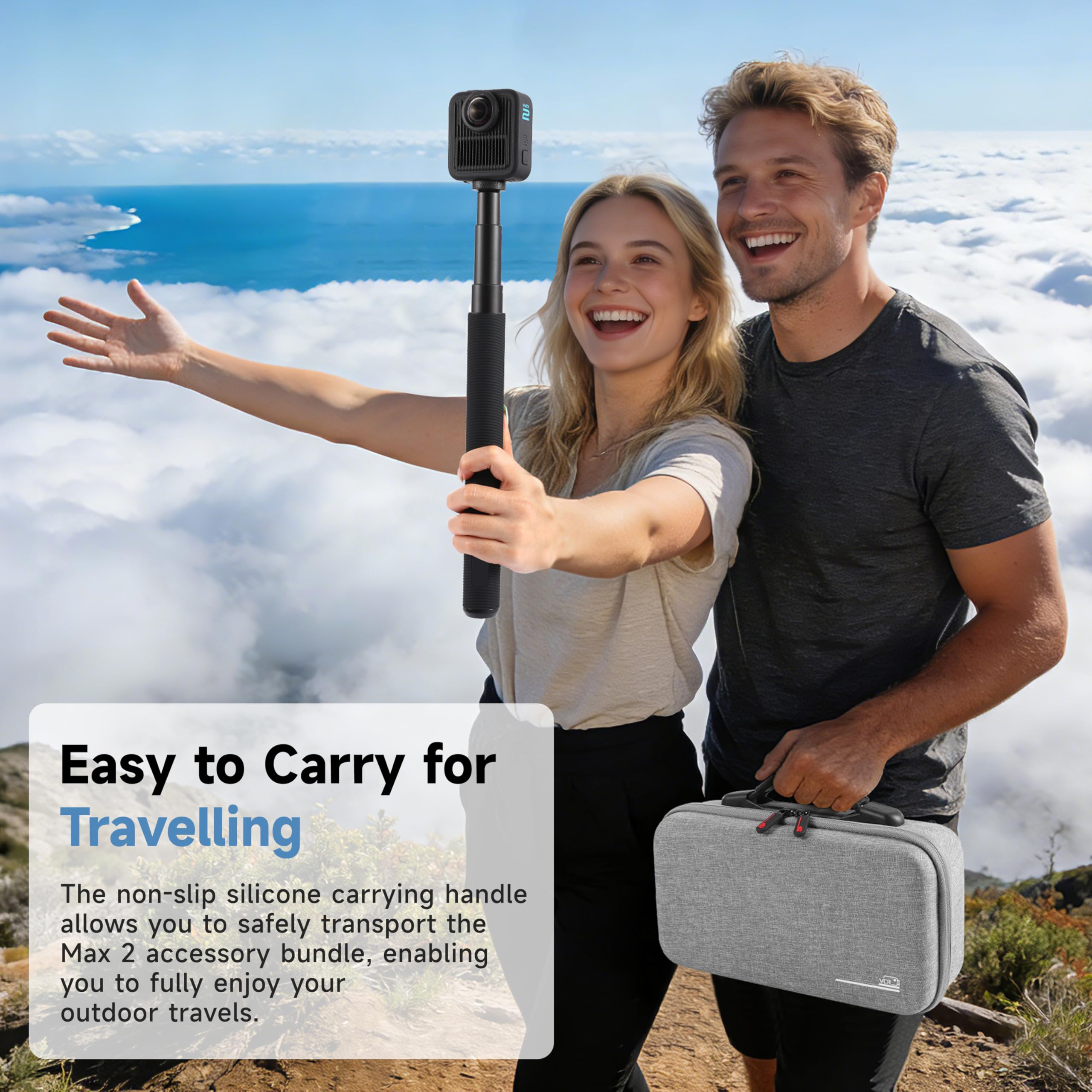 Carrying Case for Gopro Max 2  - Battery Case Storage ulasan dan harga