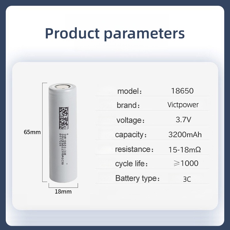 Victpower 10-Pack 3500mAh 1865 - Vape Battery 18650 ulasan dan harga