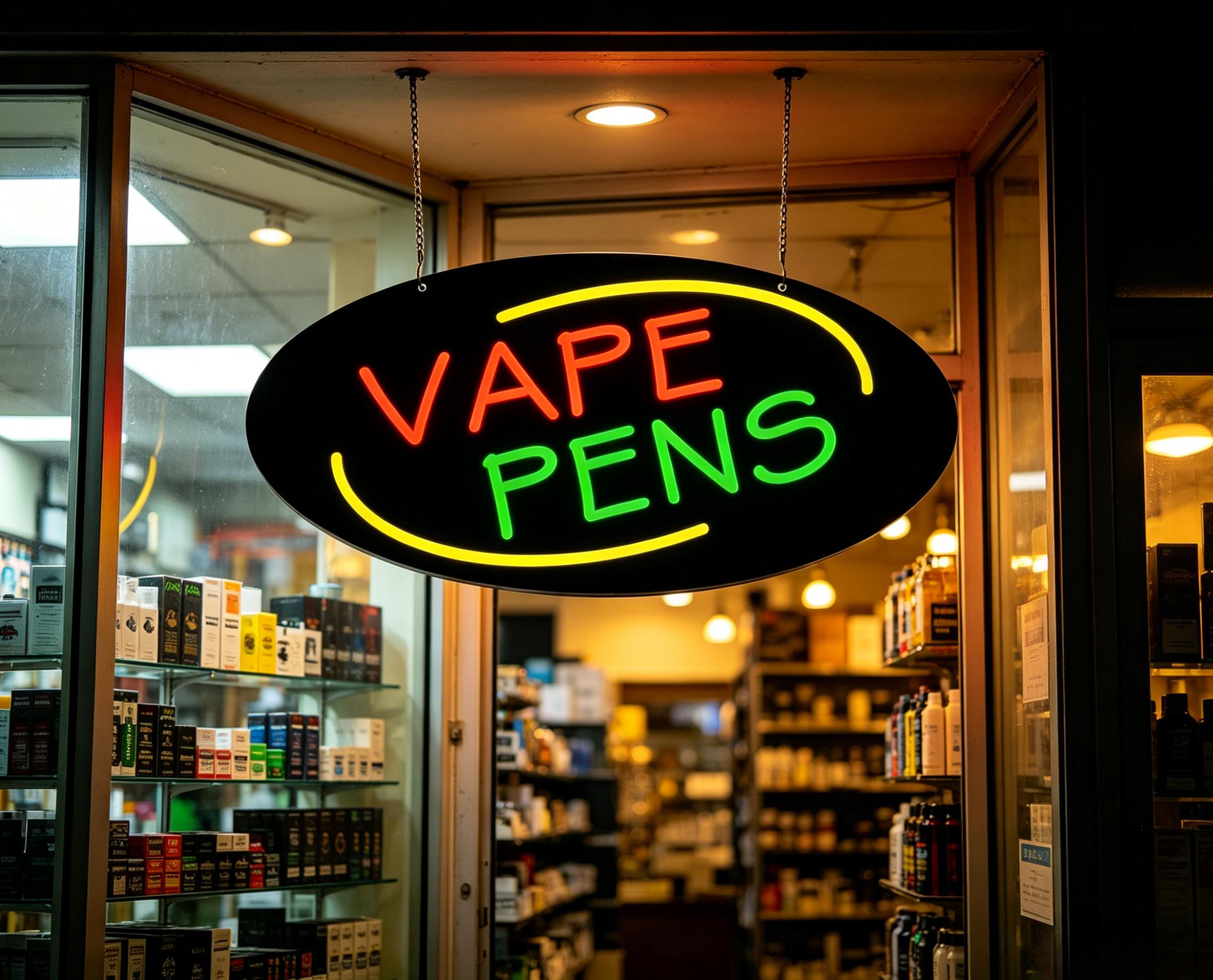 Vape Pens Neon Sign Dimmable L - Vaping Store ulasan dan harga