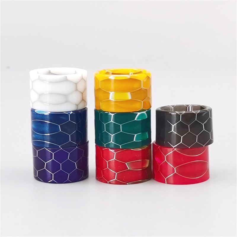 1PC Snake Skin Resin Push-in D - Drip Tip Resin ulasan dan harga