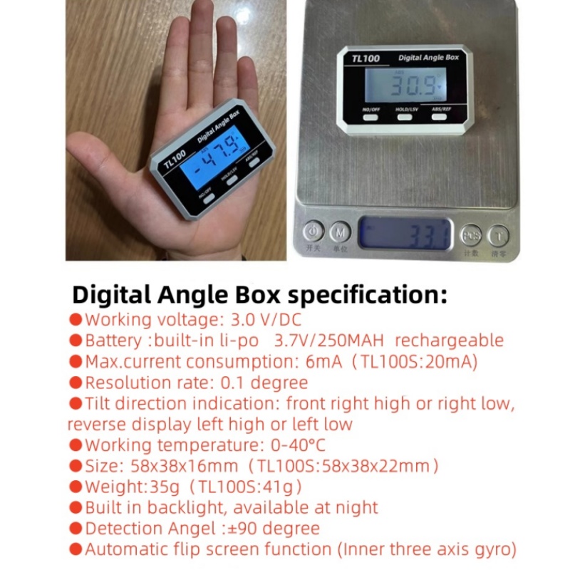 Horizontal Angle Meter Protrac - Battery Case Storage ulasan dan harga