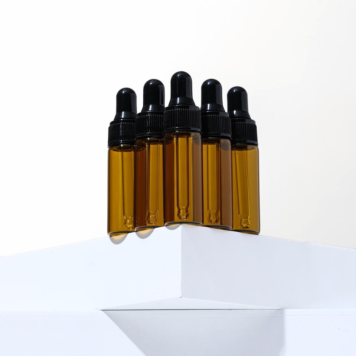 10pcs Dark Amber Glass Dropper - Juice Bottle Dropper ulasan dan harga