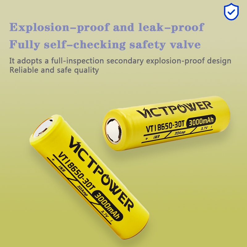30A Continuous Drain Vicpower  - Vape Battery 18650 ulasan dan harga