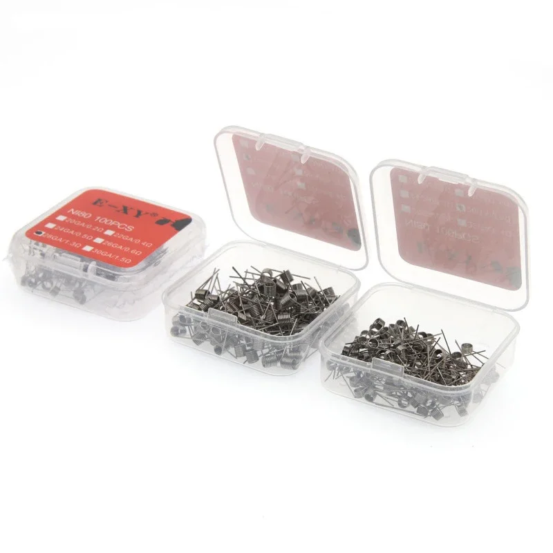100PCS/BOX Prebuilt Coil Wire  - Coil Building Kit ulasan dan harga
