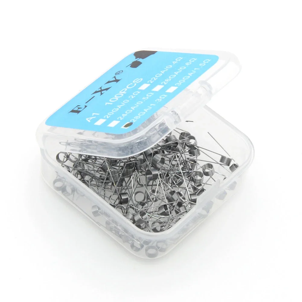 100PCS/BOX Prebuilt Coil Wire  - Coil Building Kit ulasan dan harga