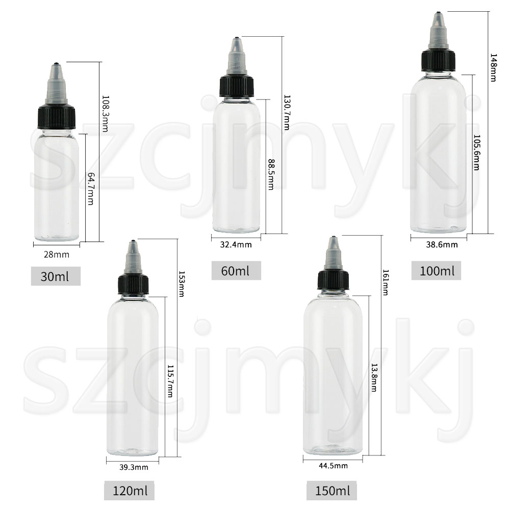 5Pcs 30ml/60ml/100ml/120ml/150 - Juice Bottle Dropper ulasan dan harga