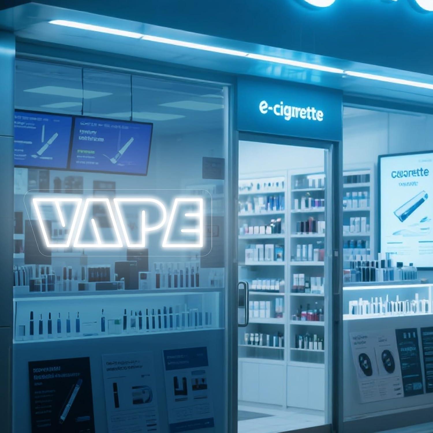 VAPE Neon Sign USB Dimmable LE - Vaping Store ulasan dan harga