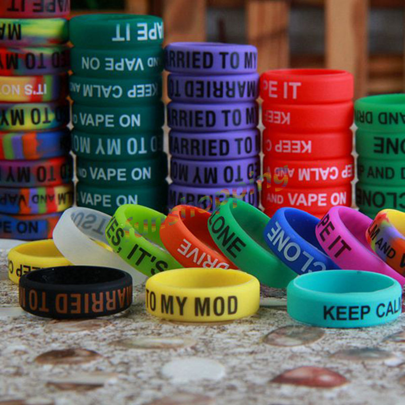 10 pcs / Lot Multi-color Anti- - Vape Band Silicone ulasan dan harga