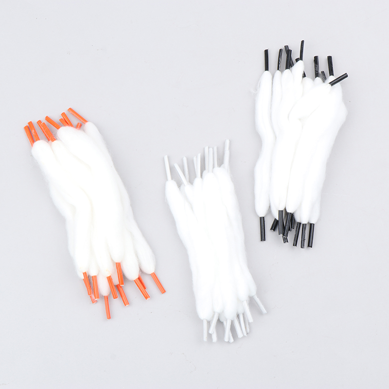 10pcs Prebuilt Organic Shoelac - Cotton Wick Organic ulasan dan harga