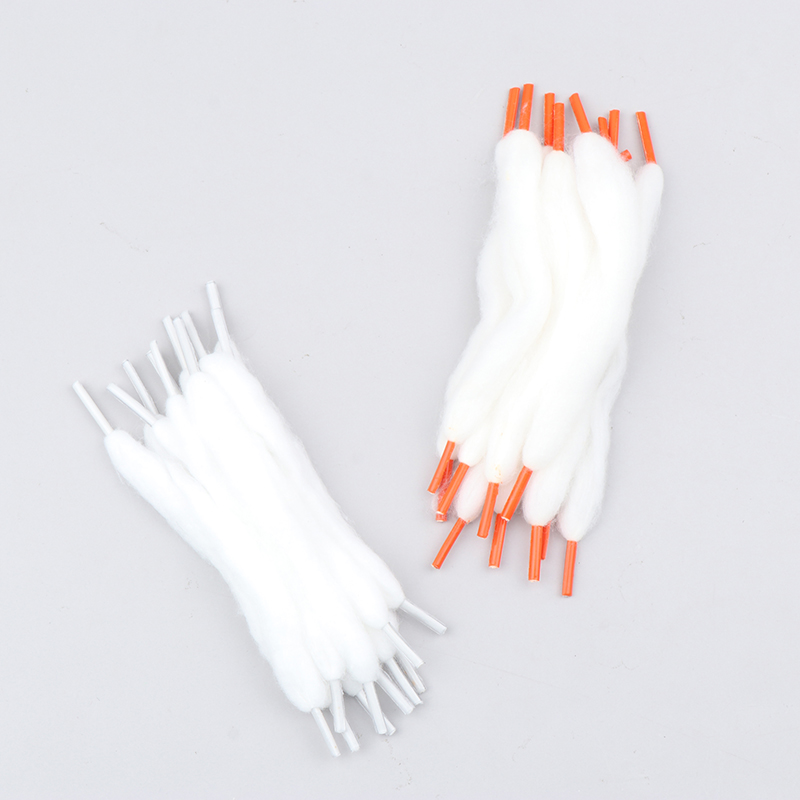 10pcs Prebuilt Organic Shoelac - Cotton Wick Organic ulasan dan harga