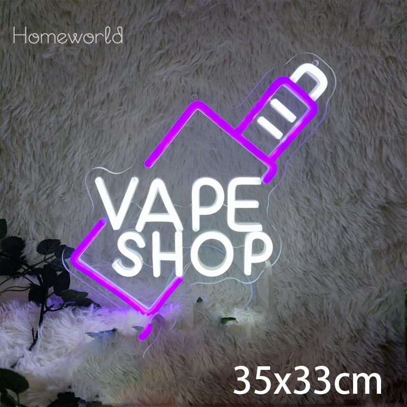 VAPE Shop Neon Sign for Smoke  - Vaping Store ulasan dan harga