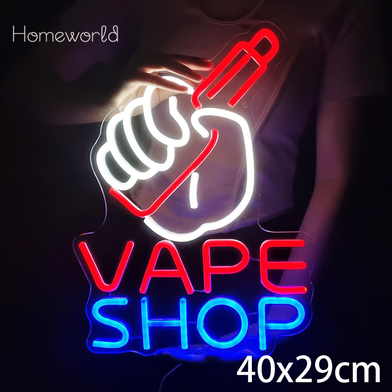 VAPE Shop Neon Sign for Smoke  - Vaping Store ulasan dan harga