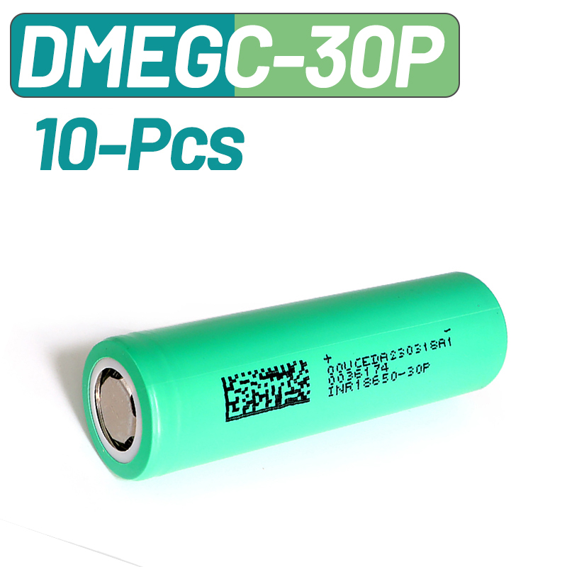 10PCS DMEGC 30P INR18650 3000m - Vape Battery 18650 ulasan dan harga