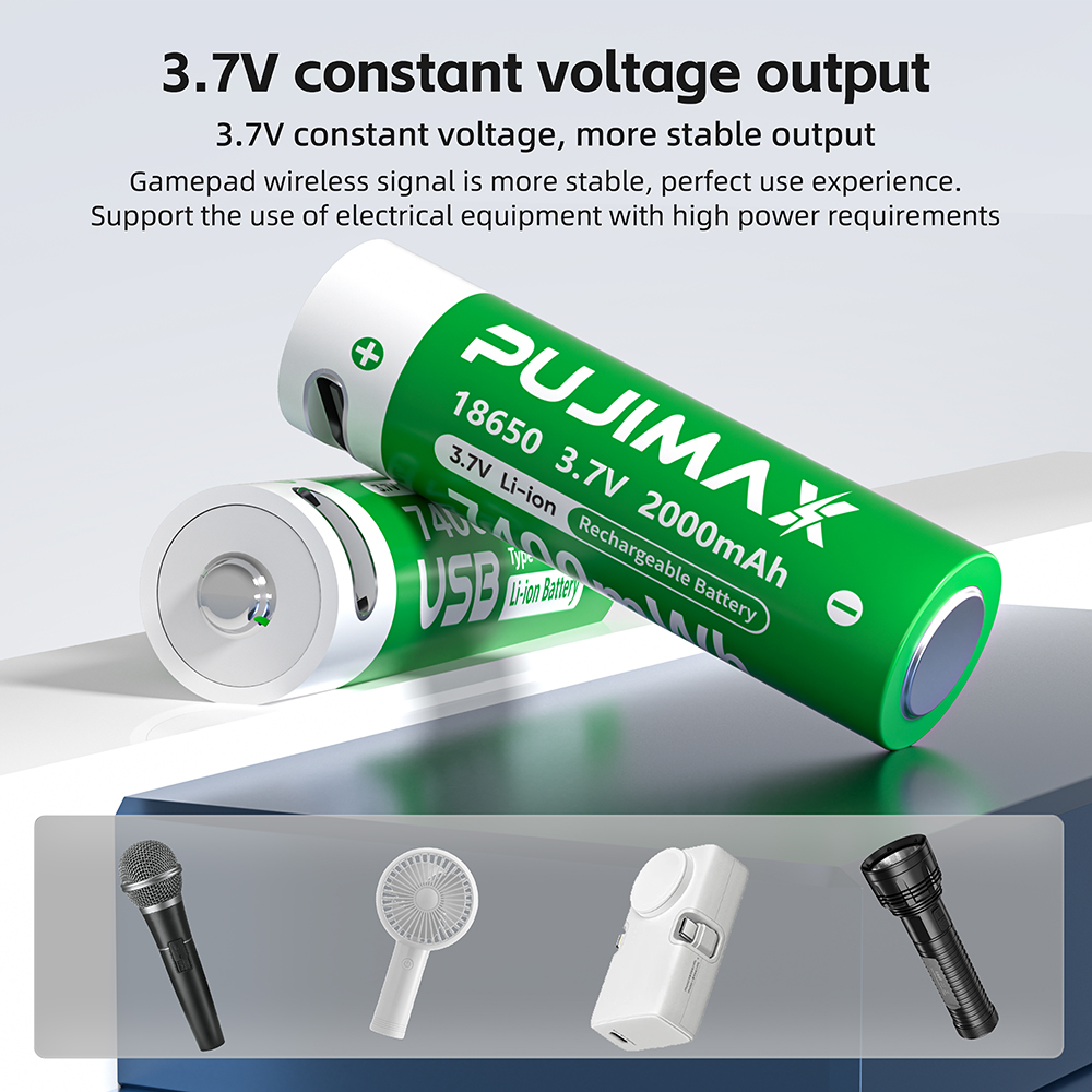 PUJIMAX 1-24pcs 18650 Battery  - Vape Battery 18650 ulasan dan harga