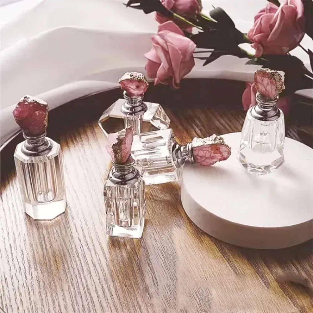Vintage Pink Crystal Essential - Juice Bottle Dropper ulasan dan harga