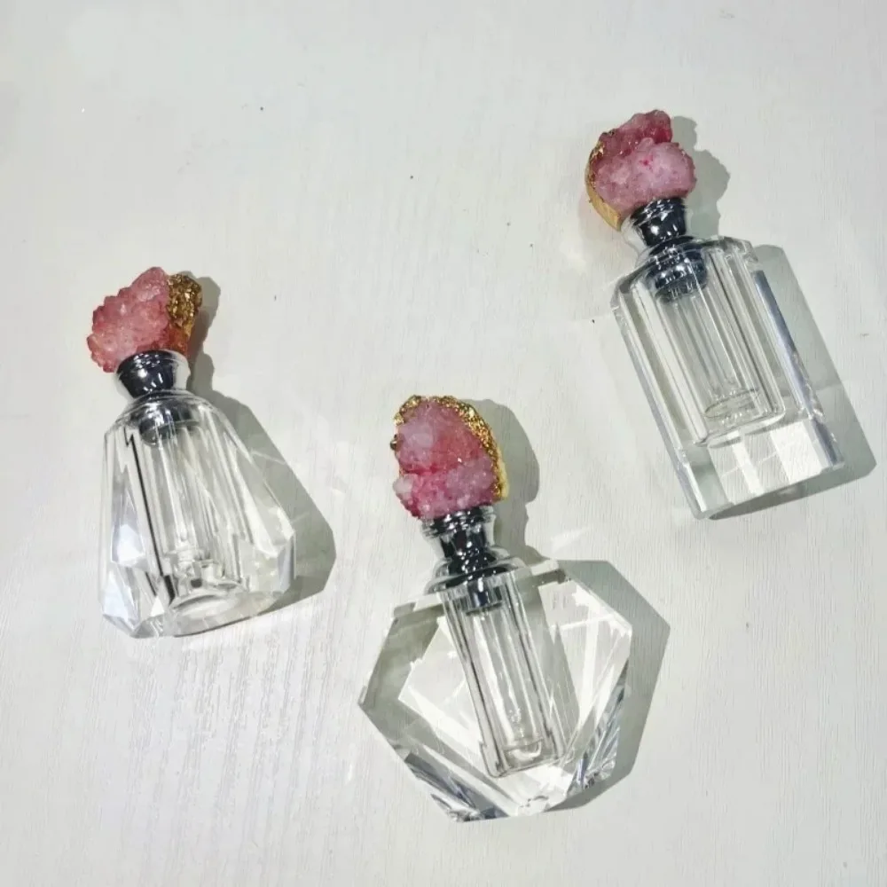 Vintage Pink Crystal Essential - Juice Bottle Dropper ulasan dan harga