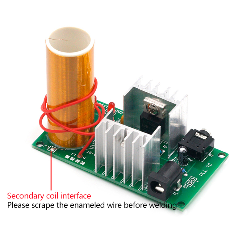 Mini Tesla Coil DIY Electronic - Coil Building Kit ulasan dan harga
