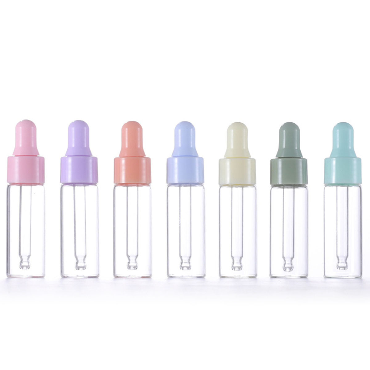 8x 1/2/3/5ml Clear Glass Dropp - Juice Bottle Dropper ulasan dan harga