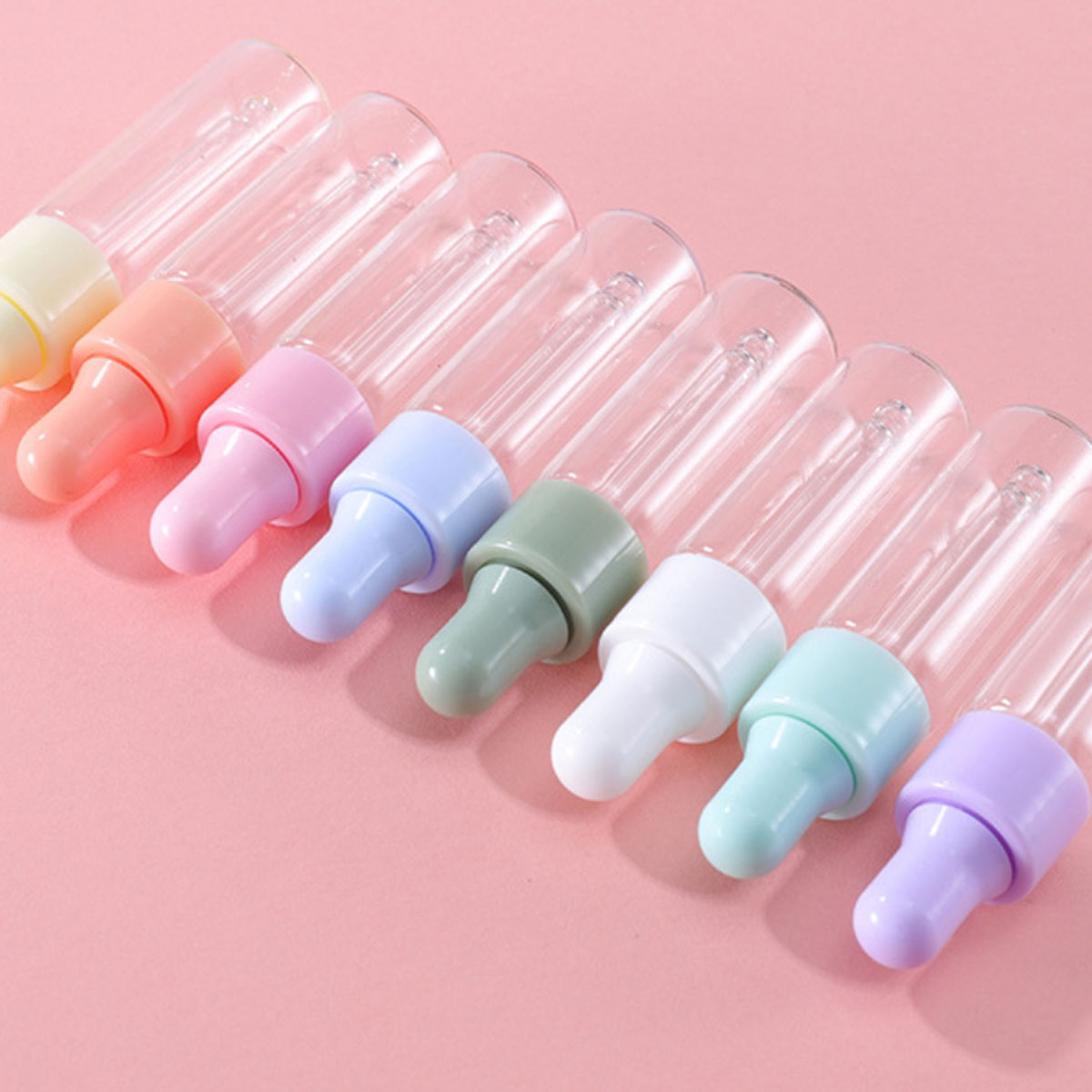 8x 1/2/3/5ml Clear Glass Dropp - Juice Bottle Dropper ulasan dan harga