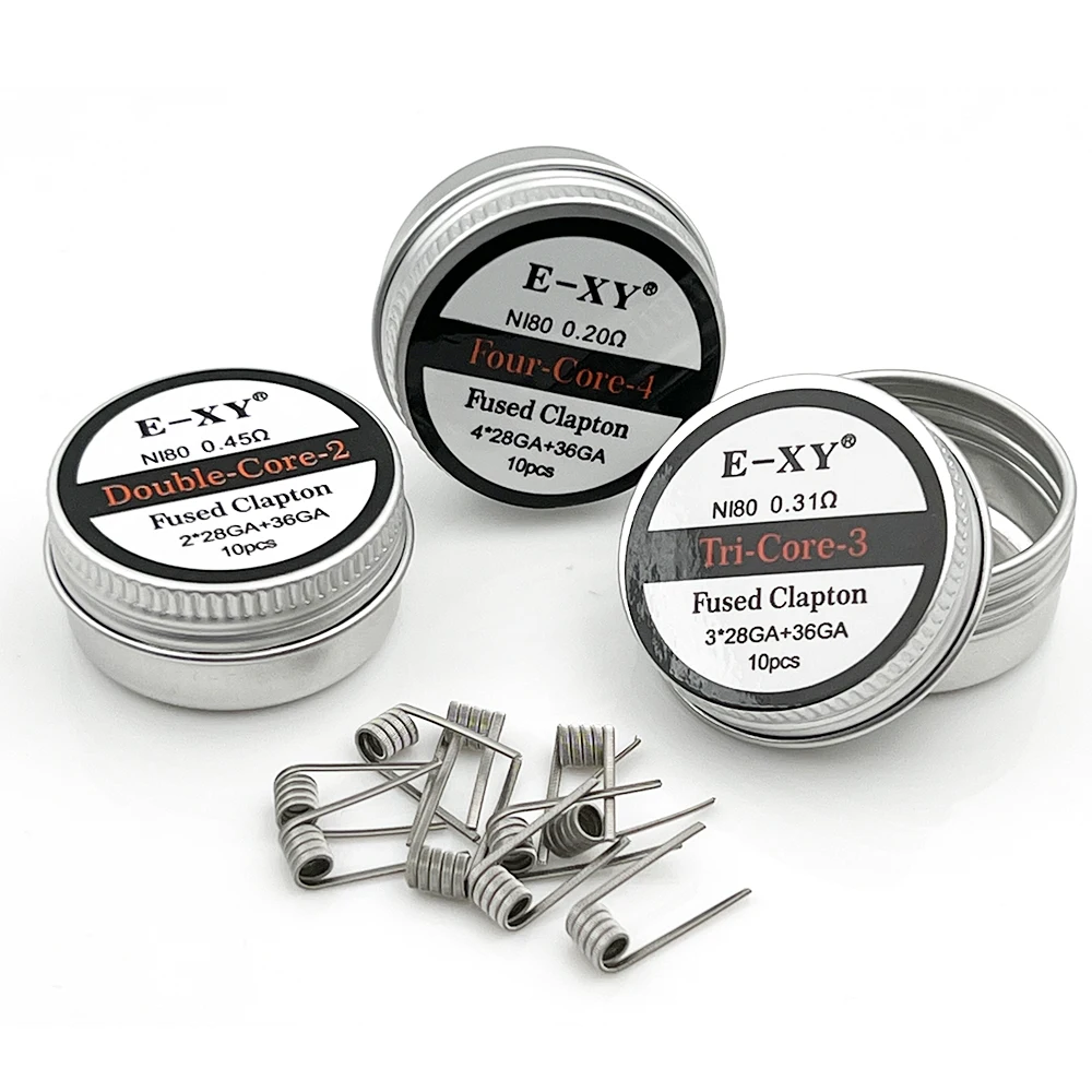 10pcs/box Ni80 Prebuilt Coil F - Coil Building Kit ulasan dan harga
