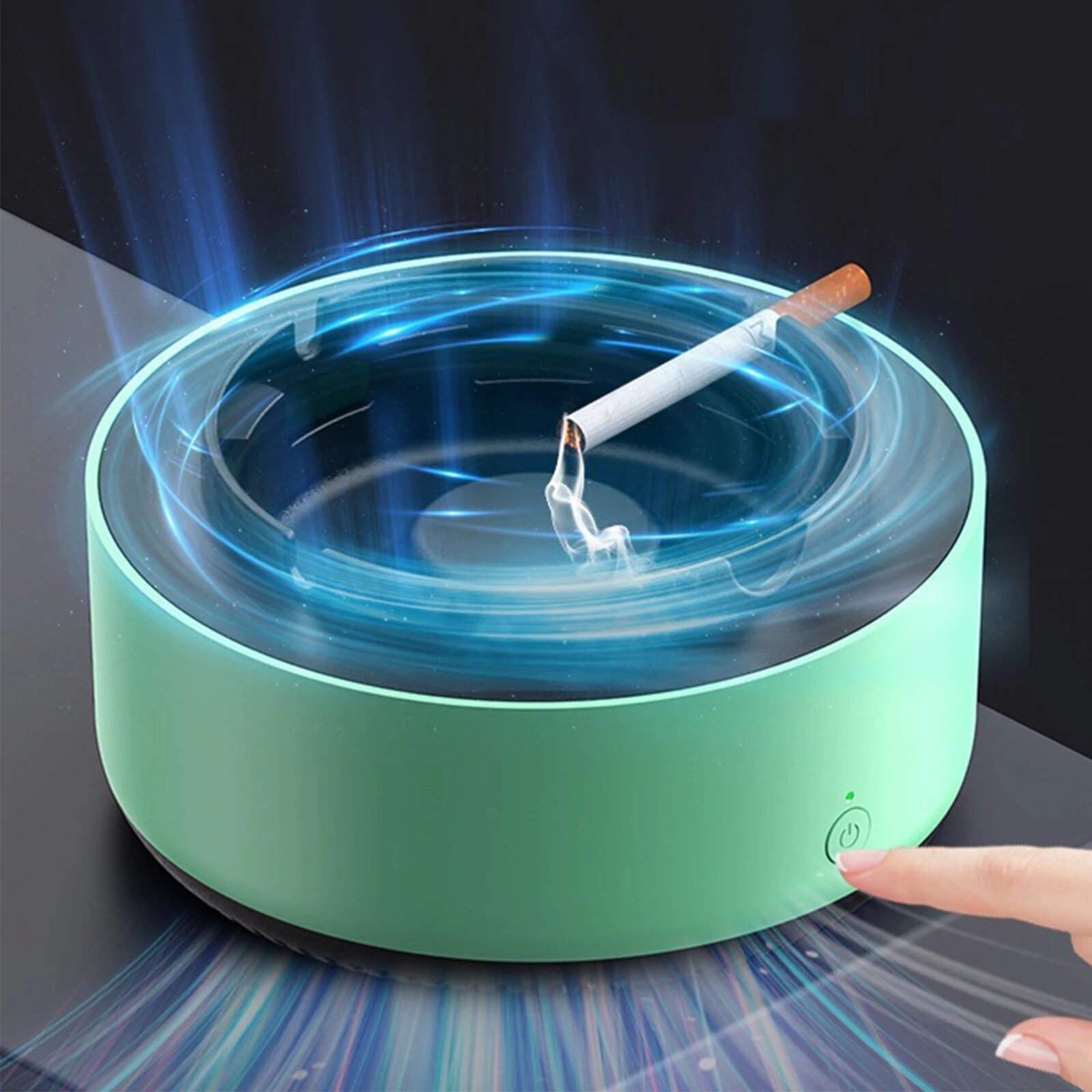 Smart Ashtray Air Purifier,Rem - Vape Ring ulasan dan harga
