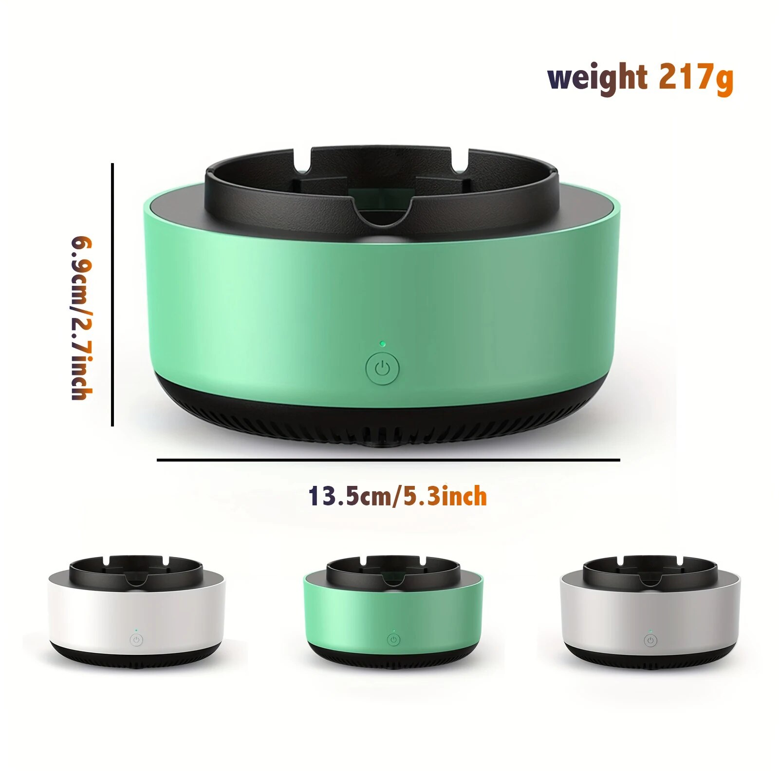 Smart Ashtray Air Purifier,Rem - Vape Ring ulasan dan harga